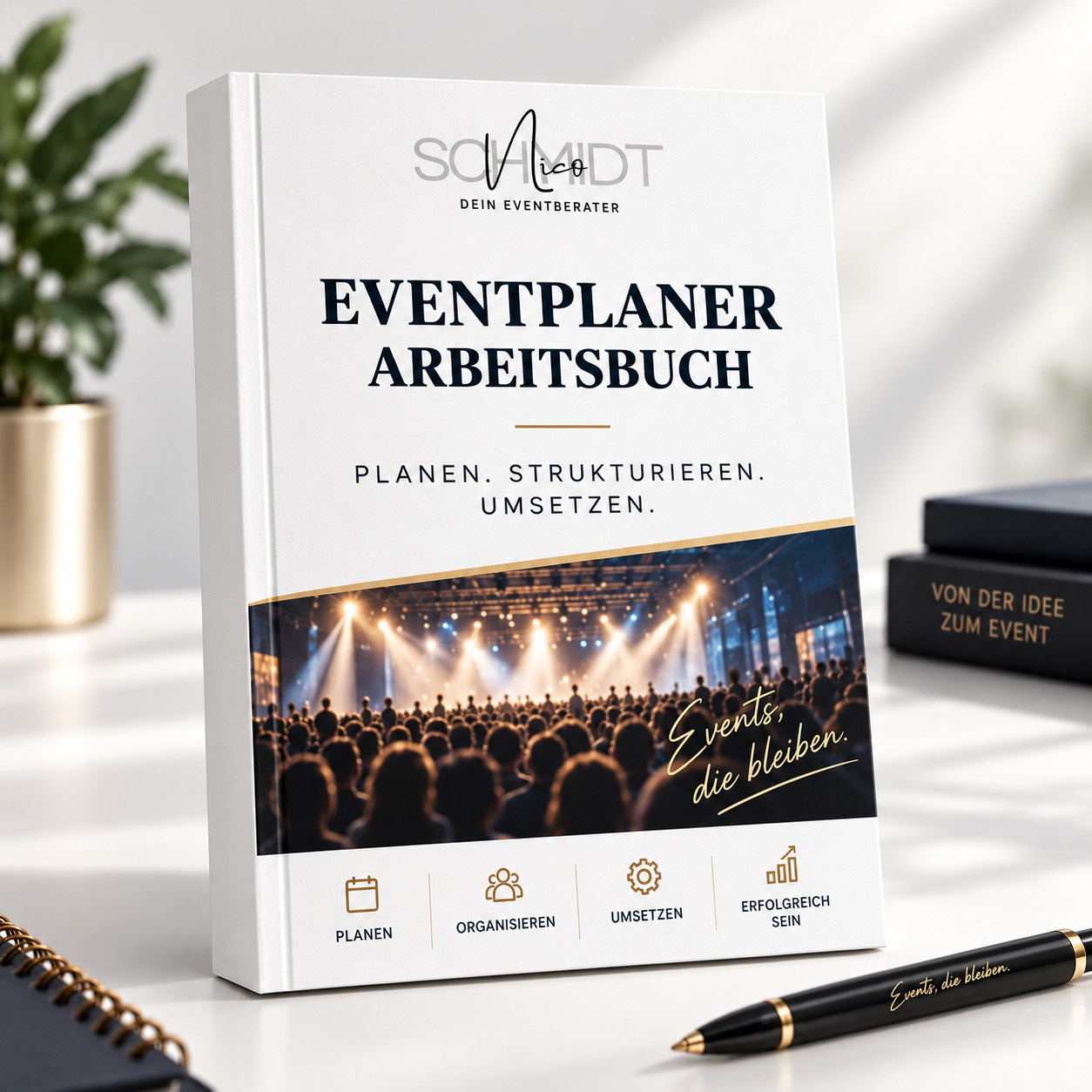 EVENTPLANER Arbeitsbuch – Produktansicht